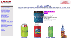 Desktop Screenshot of kooziesandmore.com